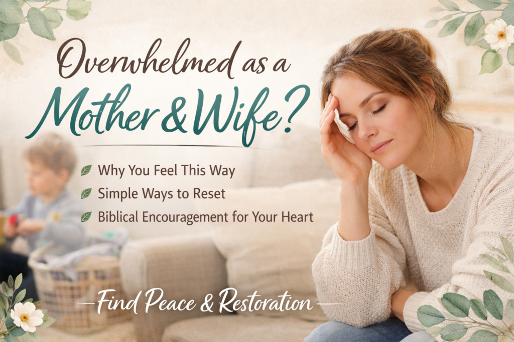 overwhelmed mom and wife
