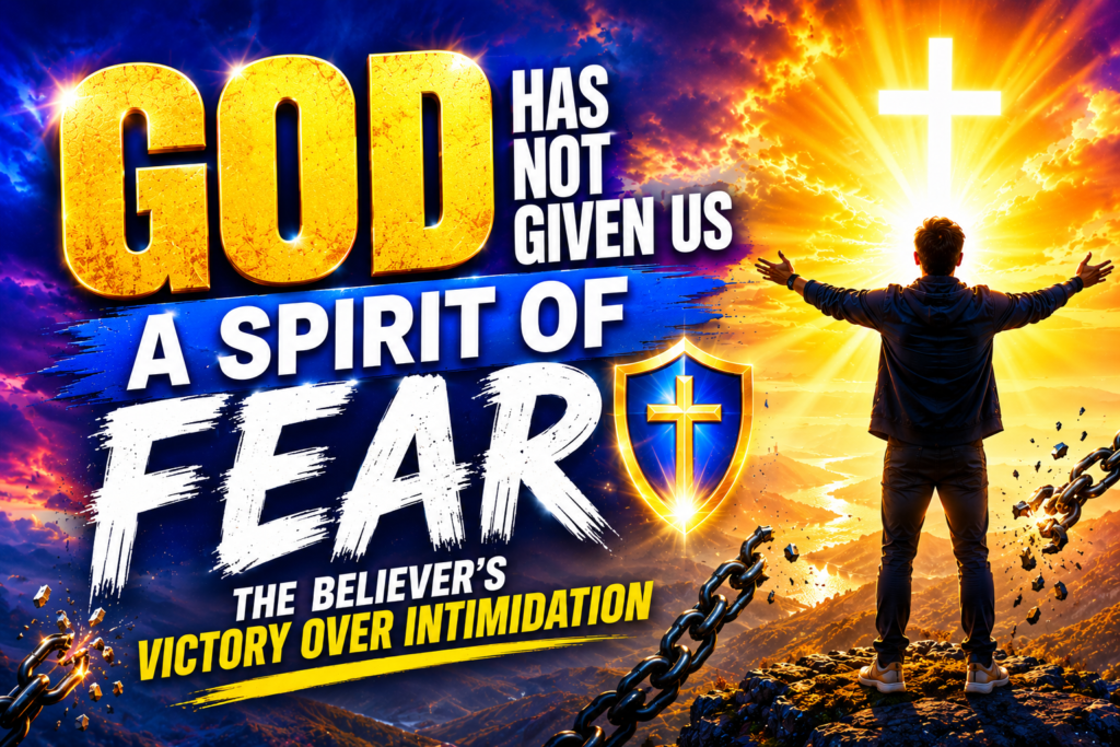 God Has Not Given Us a Spirit of Fear — The Believer’s Victory Over Intimidation god has not given us a spirit of fear