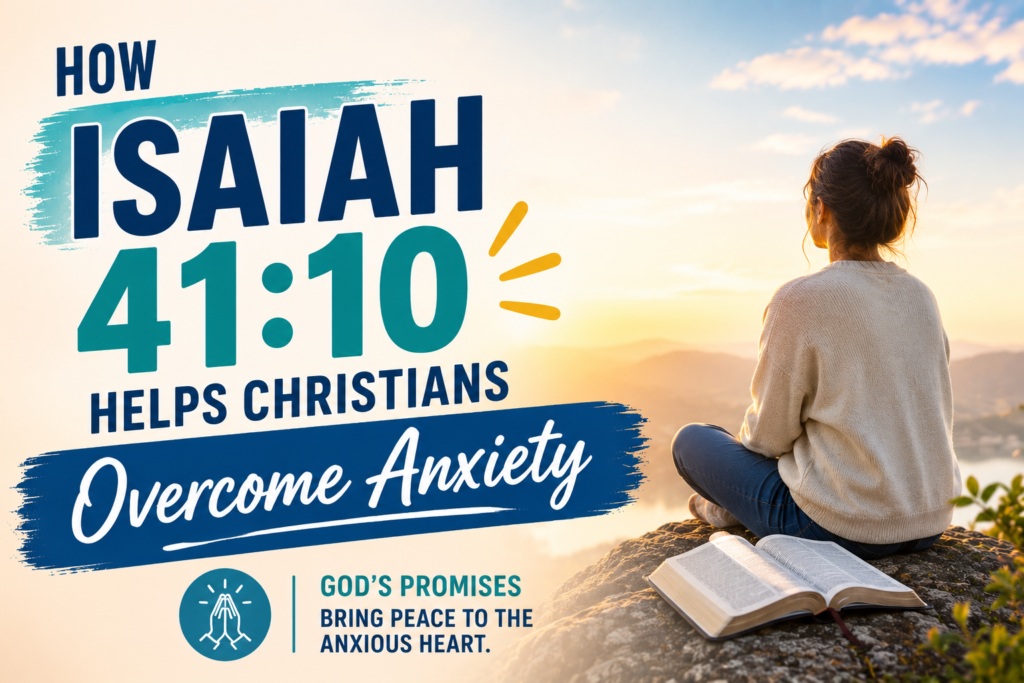 how isaiah 41 10 helps overcome anxiety