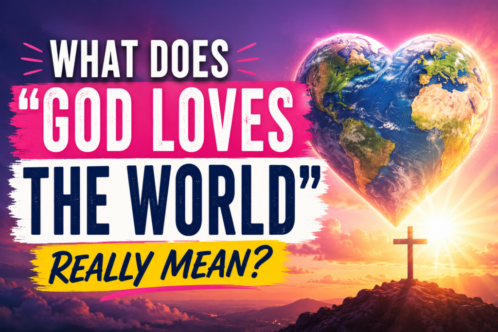what does godloves the world really mean